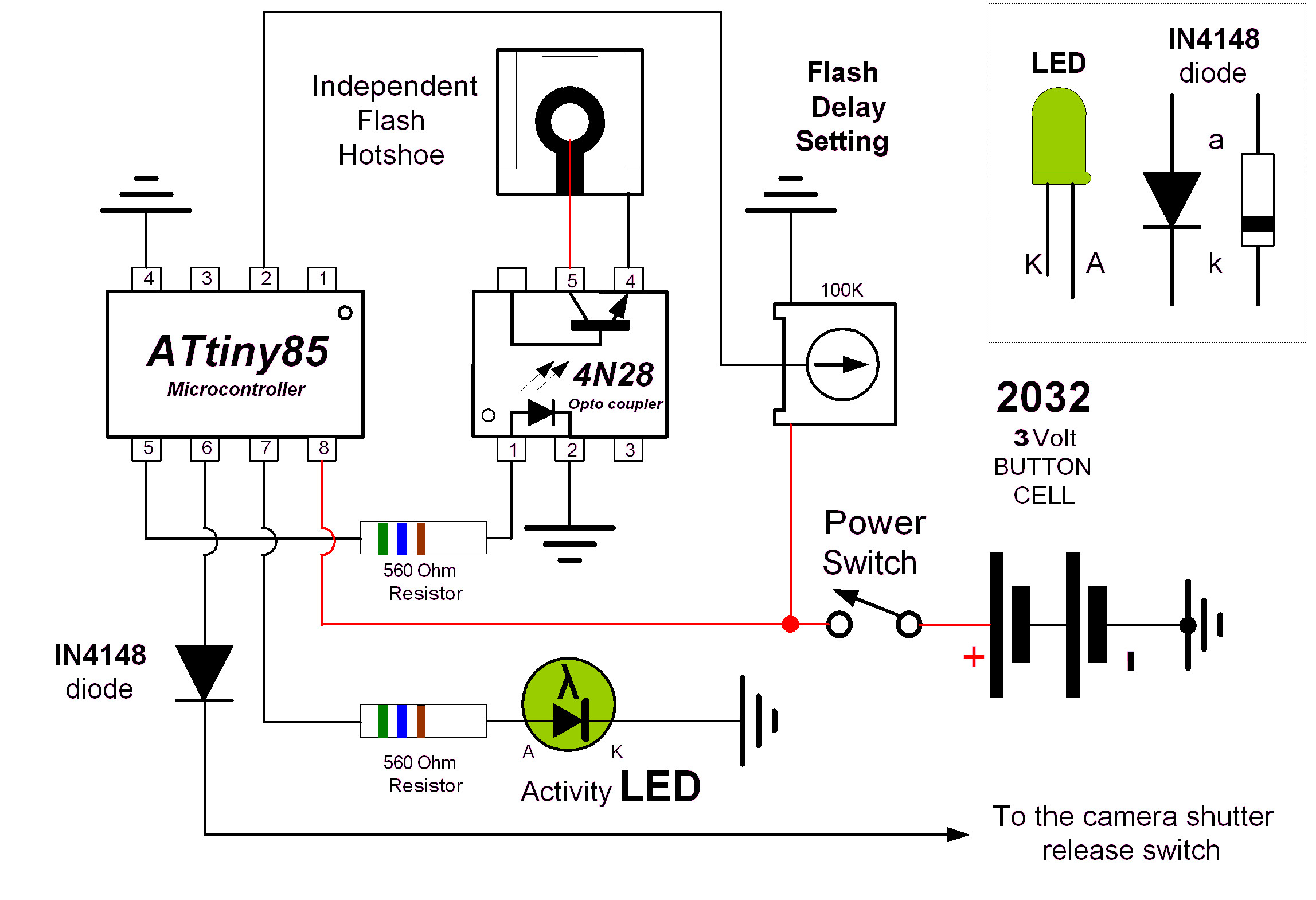 Flash Delay Circuit
