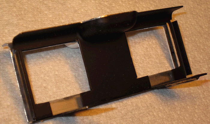 Slide holder widened